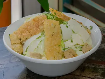 caesar salad from urth caffe, riyadh