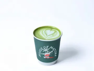 hot cinnamon matcha from house of matcha, riyadh