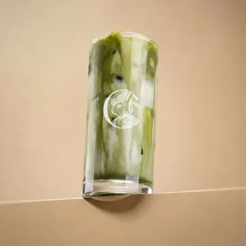 ice matcha latte from archi, riyadh