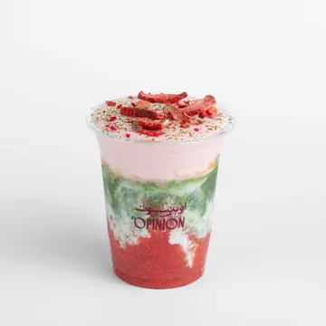 iced strawberry matcha from opinion, riyadh