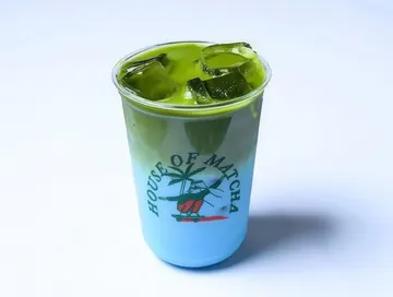 lavender matcha from house of matcha, riyadh