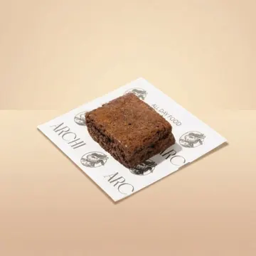 salted brownie from archi, riyadh