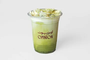 white chocolate matcha from opinion, riyadh
